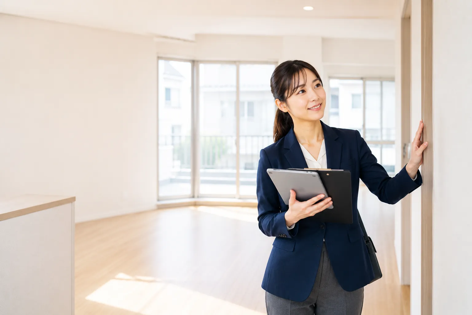 退去立ち会い業務を行う専門スタッフ